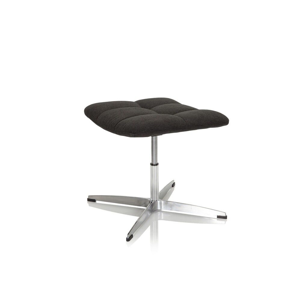 Produktabbildung Nr. 4: hjh OFFICE Ergonomischer Hocker / Drehstuhl SARANTO Stoff, schwarz