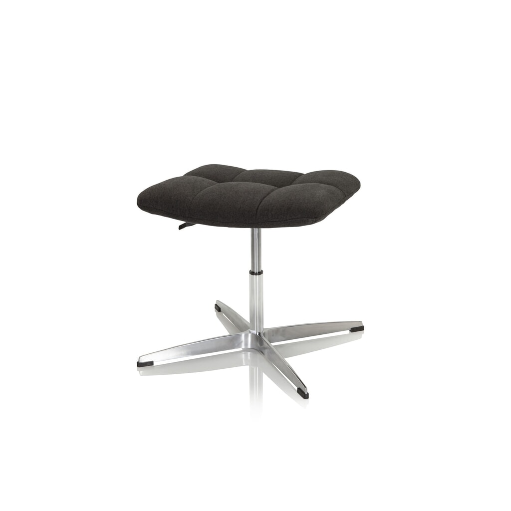 Produktabbildung Nr. 5: hjh OFFICE Ergonomischer Hocker / Drehstuhl SARANTO Stoff, schwarz
