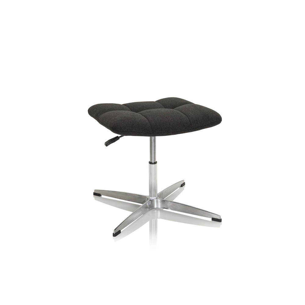 Produktabbildung Nr. 6: hjh OFFICE Hocker / Drehstuhl SARANTO Stoff, schwarz