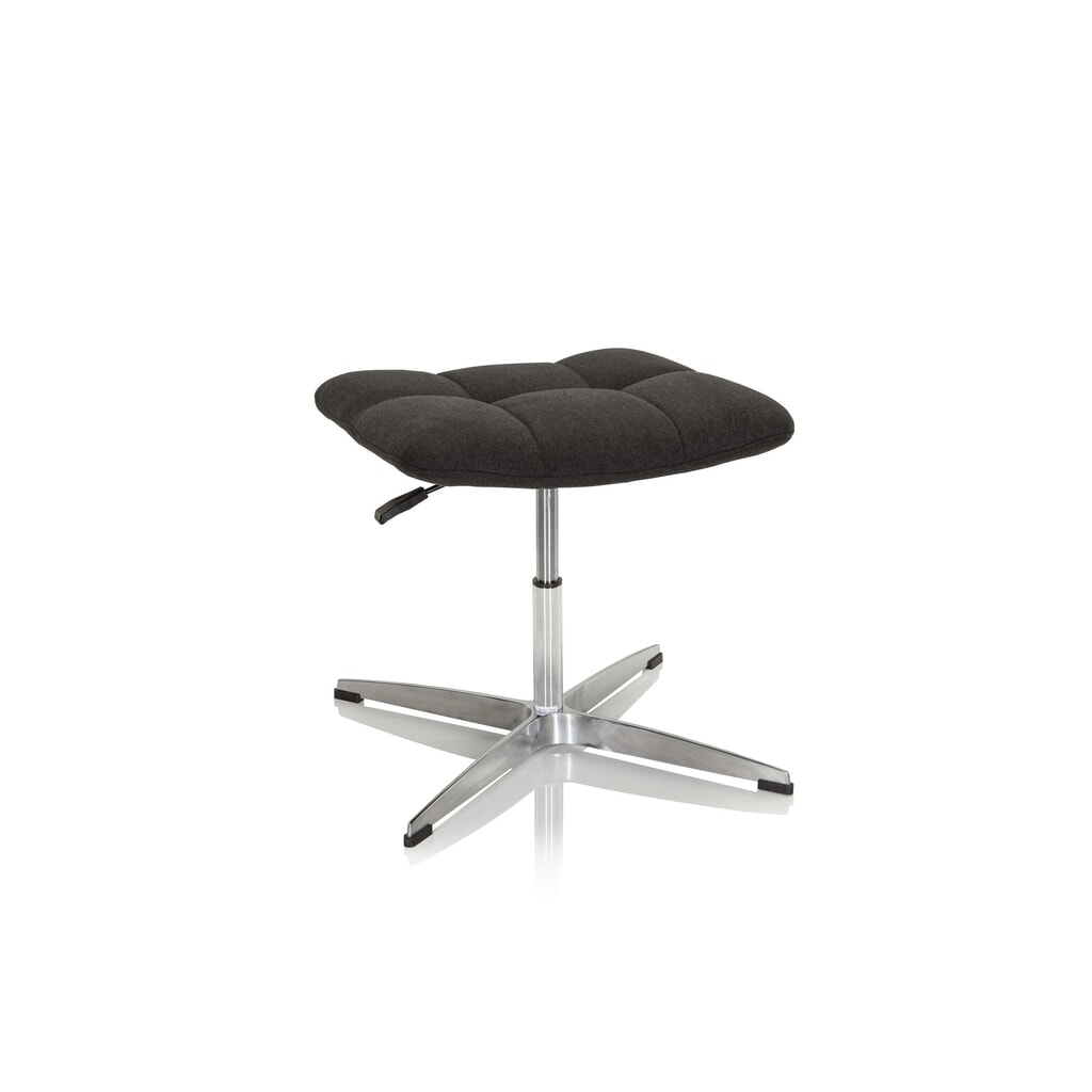 hjh OFFICE Ergonomischer Hocker / Drehstuhl SARANTO Stoff, schwarz Produktabbildung Nr. 6: hjh OFFICE Ergonomischer Hocker / Drehstuhl SARANTO Stoff, schwarz