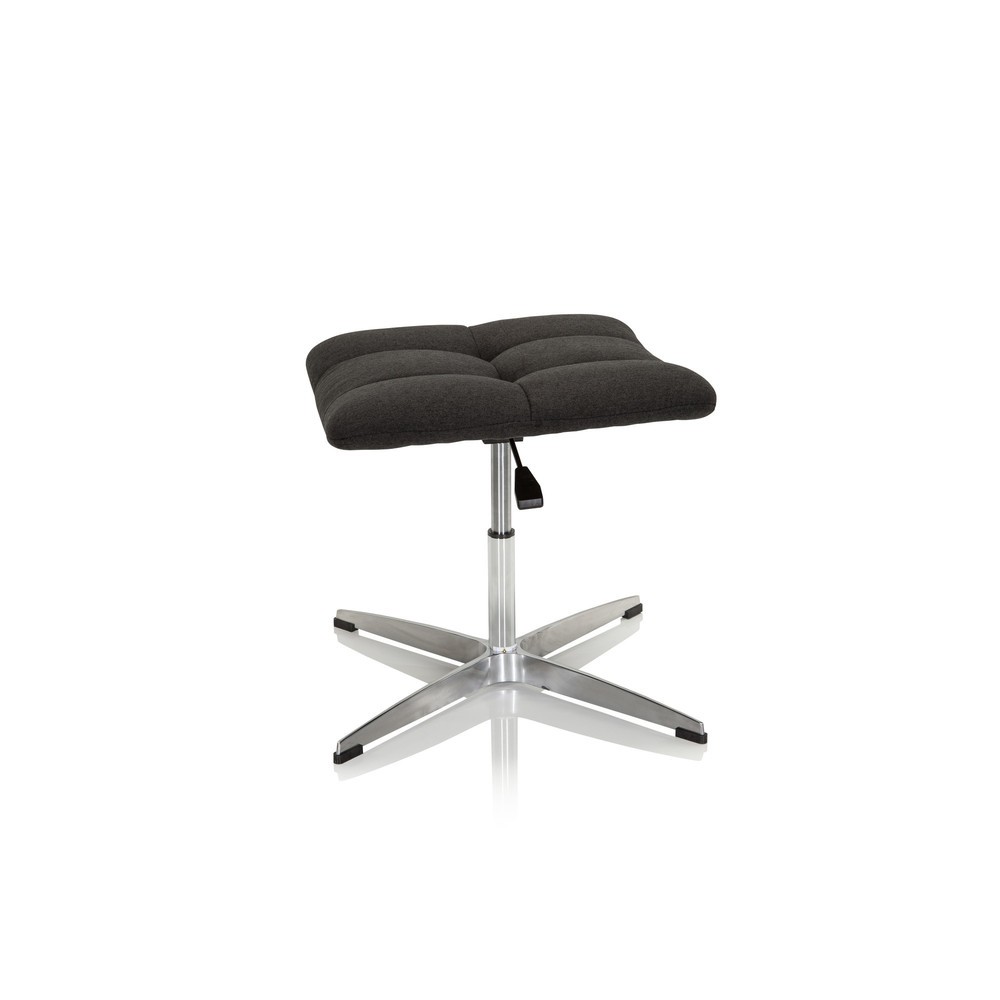 Produktabbildung Nr. 8: hjh OFFICE Hocker / Drehstuhl SARANTO Stoff, schwarz