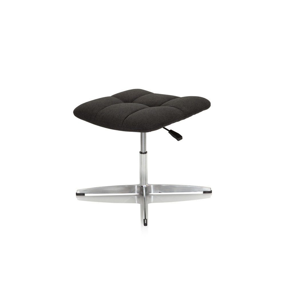 Produktabbildung Nr. 9: hjh OFFICE Hocker / Drehstuhl SARANTO Stoff, schwarz