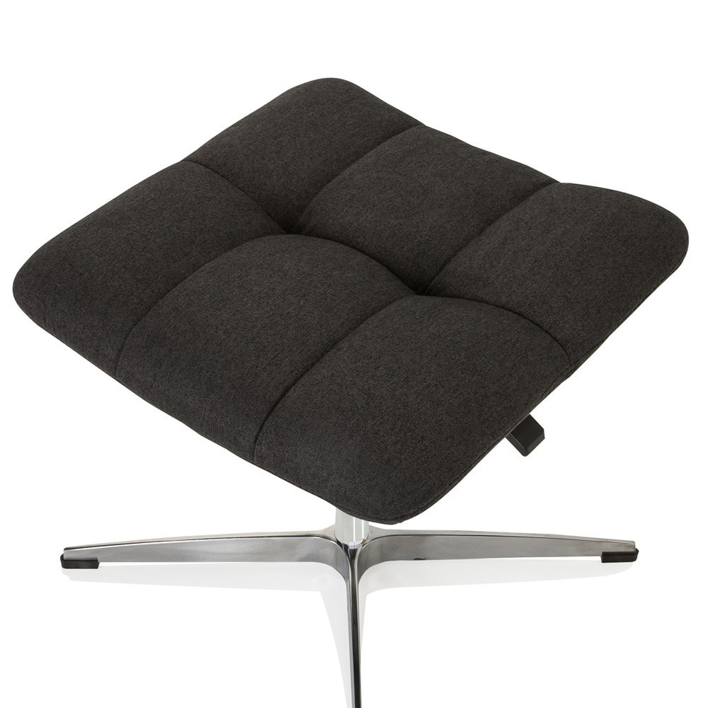 Produktabbildung Nr. 10: hjh OFFICE Hocker / Drehstuhl SARANTO Stoff, schwarz