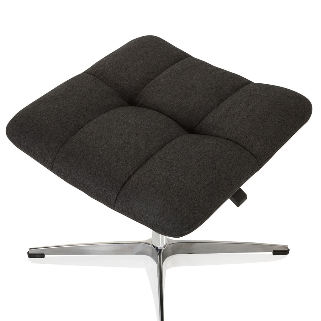 hjh OFFICE Ergonomischer Hocker / Drehstuhl SARANTO Stoff, schwarz Produktabbildung Nr. 10: hjh OFFICE Ergonomischer Hocker / Drehstuhl SARANTO Stoff, schwarz