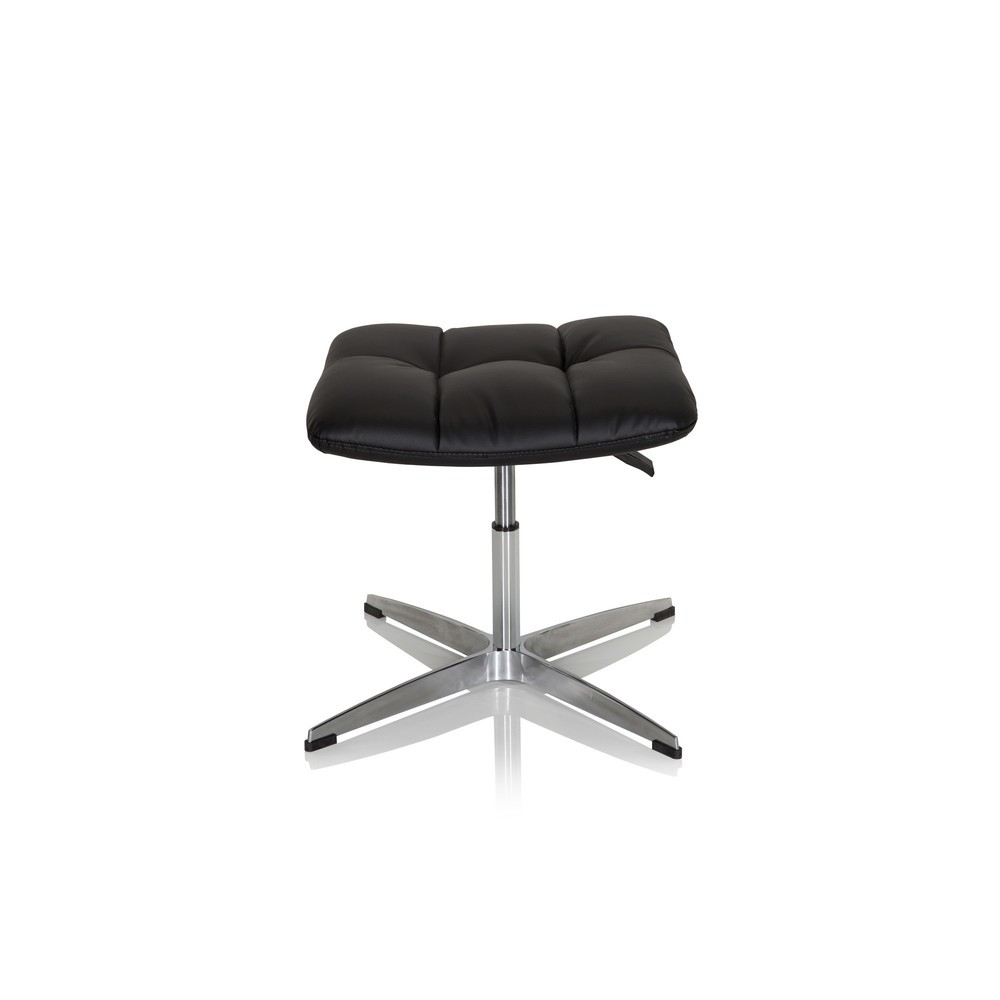 Produktabbildung Nr. 1: hjh OFFICE Hocker / Drehstuhl SARANTO HOCKER PU Kunstleder, schwarz