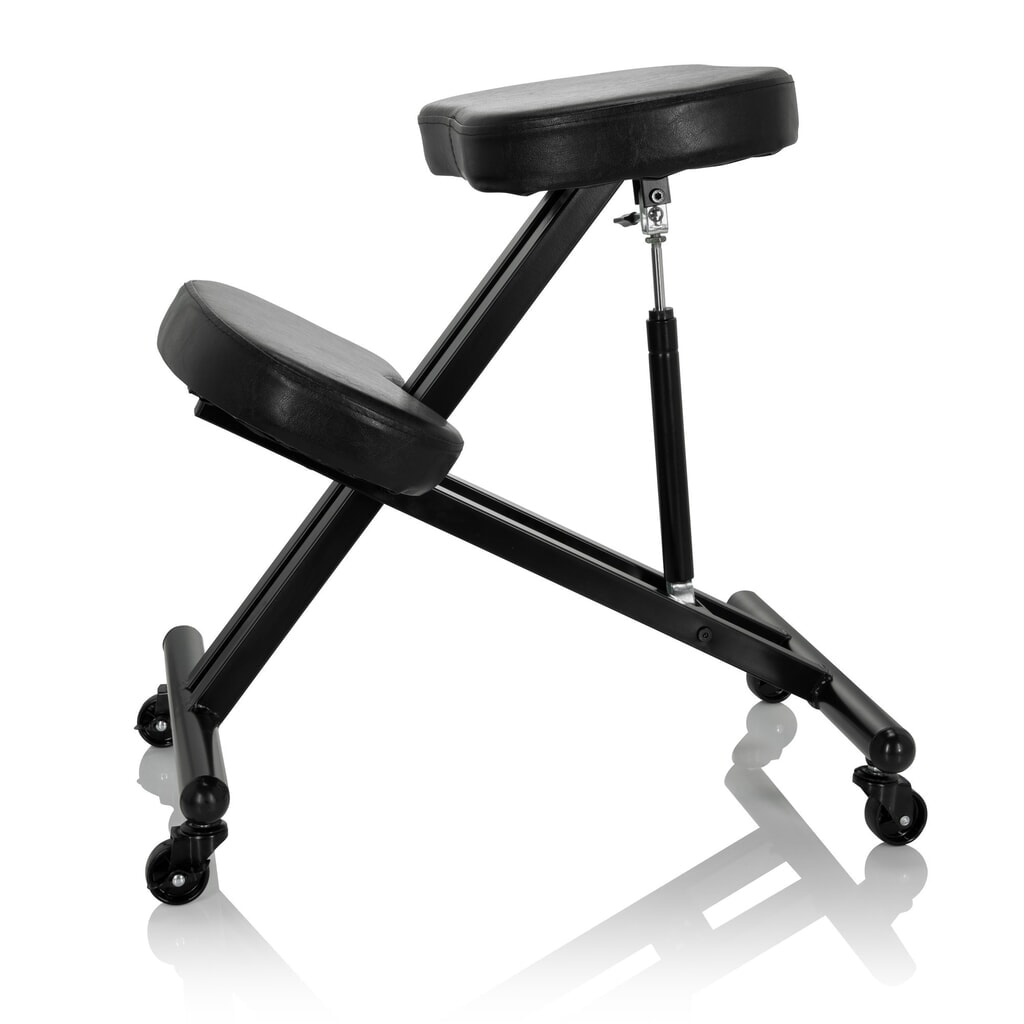 Produktabbildung Nr. 8: hjh OFFICE Kniestuhl / Kniehocker ORTHONI Kunstleder, schwarz