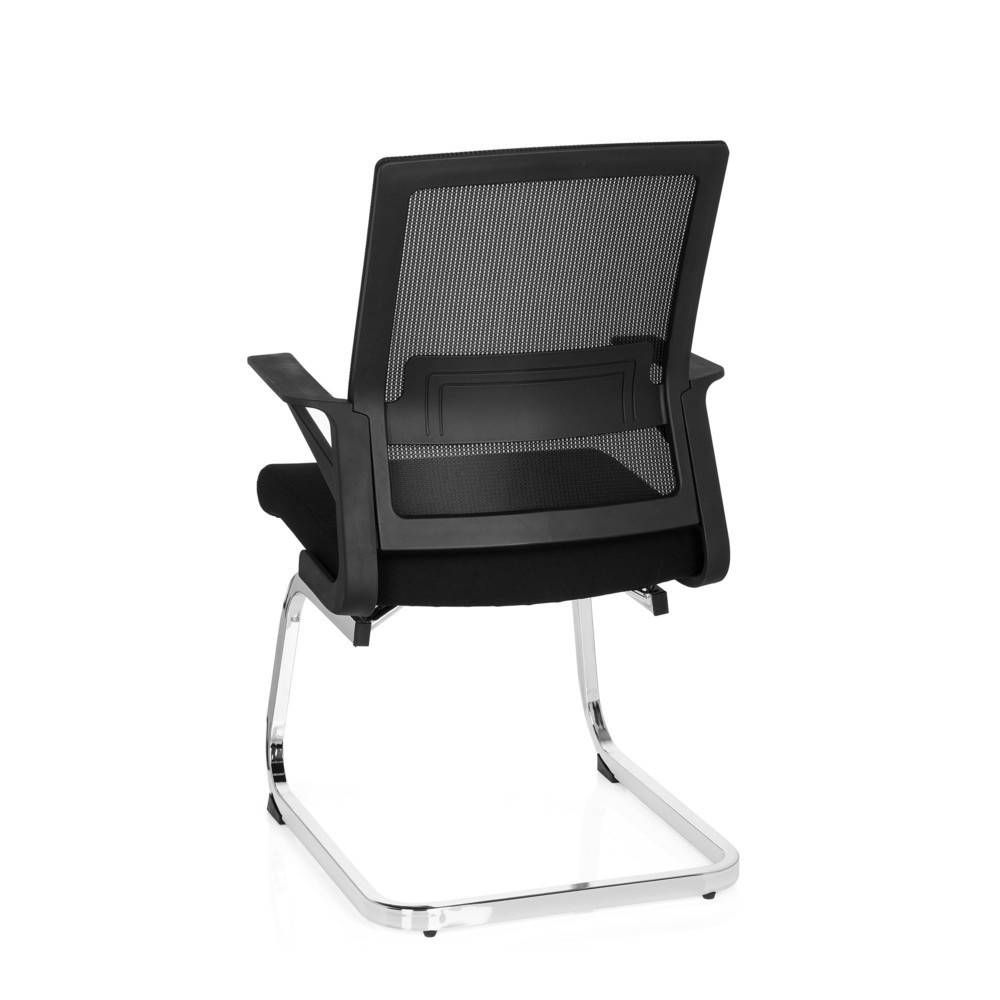 Produktabbildung Nr. 9: hjh OFFICE Konferenzstuhl / Freischwinger / INVENTOR V Stoff, schwarz