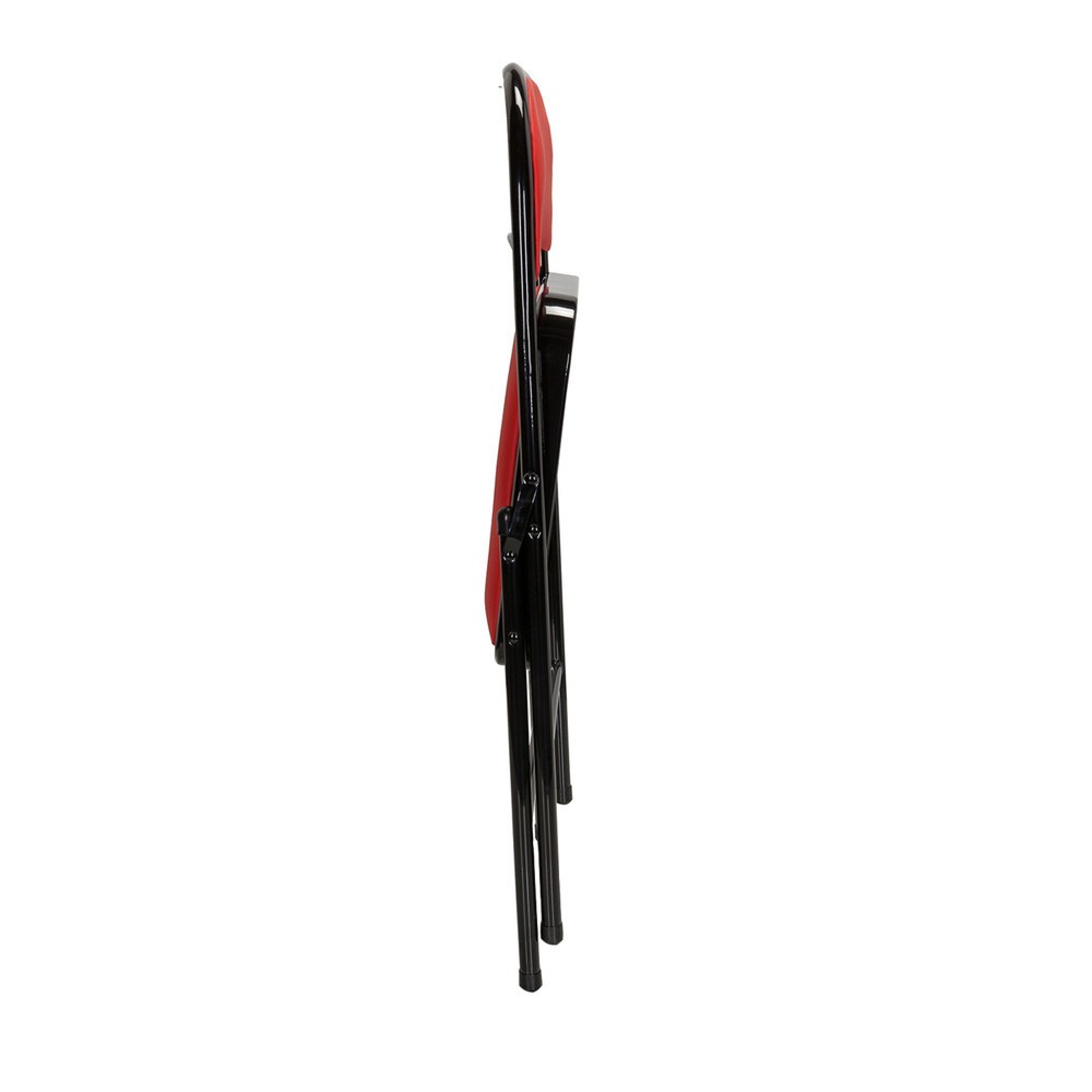 Produktabbildung Nr. 3: hjh OFFICE Konferenzstuhl / Besucherstuhl / Klappstuhl TUDELA PU, rot