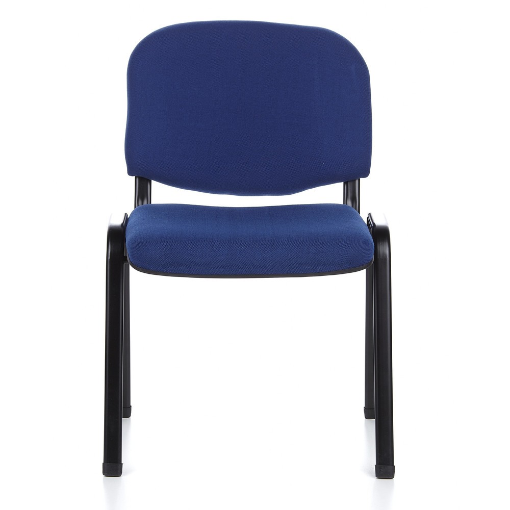Produktabbildung Nr. 1: hjh OFFICE Konferenzstuhl / Besucherstuhl / XT 600, schwarz/blau