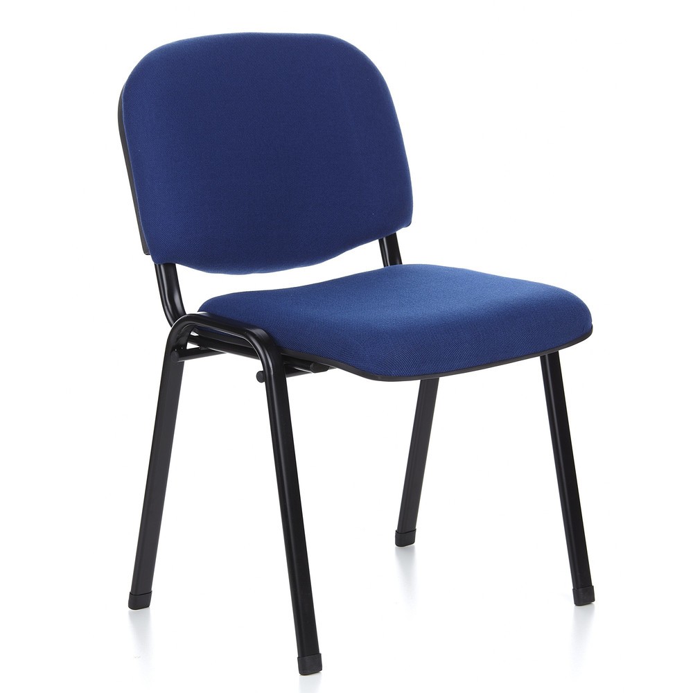 Produktabbildung Nr. 6: hjh OFFICE Konferenzstuhl / Besucherstuhl / XT 600, schwarz/blau
