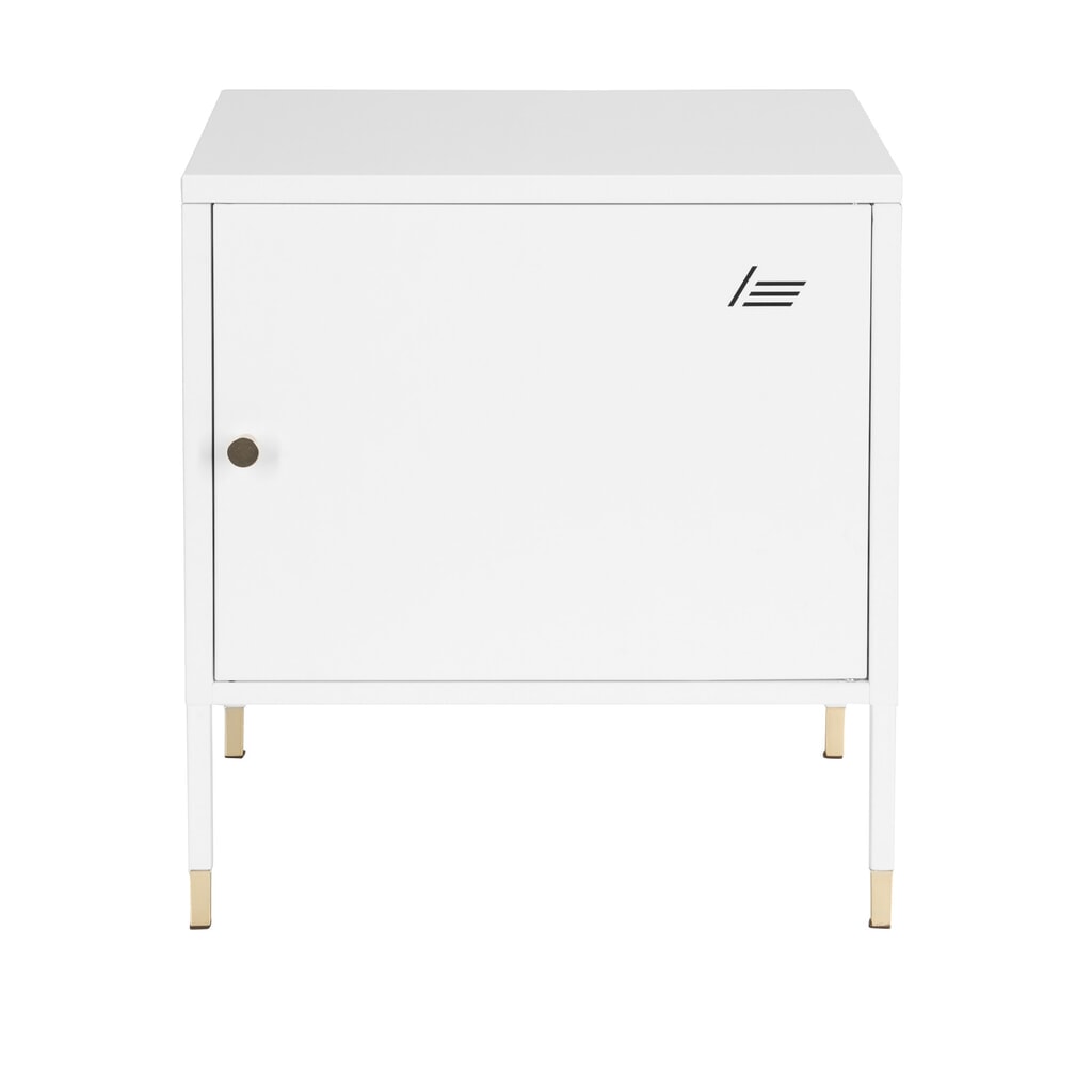 hjh OFFICE Metallschrank / Sideboard UMEO Metall, weiß Produktabbildung: hjh OFFICE Metallschrank / Sideboard UMEO Metall, weiß