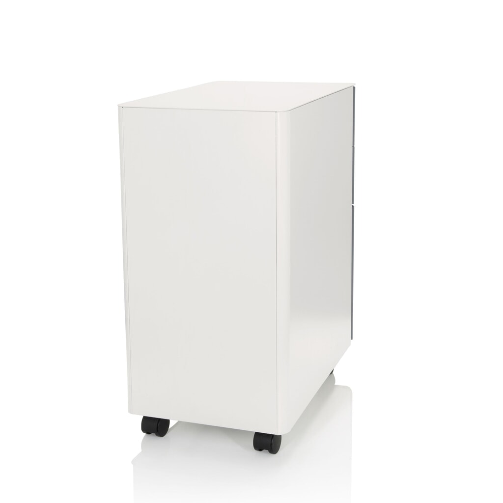 hjh OFFICE Rollcontainer COLOR I Metall, weiß / grau Produktabbildung Nr. 10: hjh OFFICE Rollcontainer COLOR I Metall, weiß / grau
