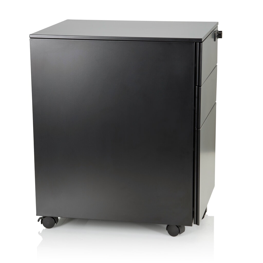 hjh OFFICE Rollcontainer COLOR OS I Metall, schwarz mit Zahlenschloss Produktabbildung Nr. 9: hjh OFFICE Rollcontainer COLOR OS I Metall, schwarz mit Zahlenschloss