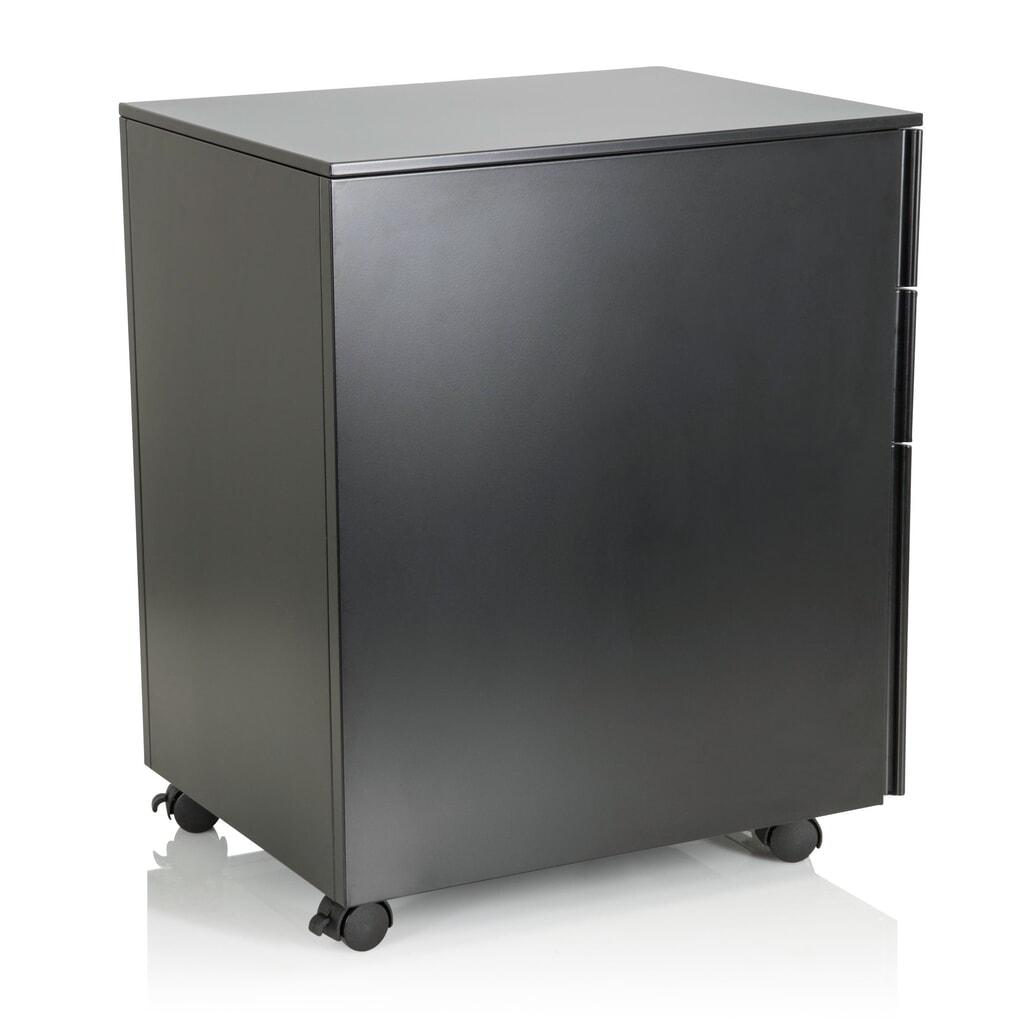 Produktabbildung Nr. 10: hjh OFFICE Rollcontainer COLOR OS I Metall, schwarz mit Zahlenschloss