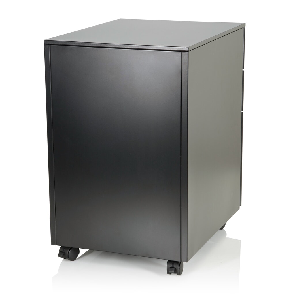 Produktabbildung Nr. 11: hjh OFFICE Rollcontainer COLOR OS I Metall, schwarz mit Zahlenschloss
