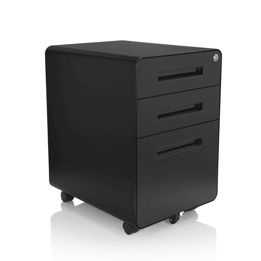 Produktabbildung Nr. 3: hjh OFFICE Rollcontainer COLOR PLUS I Metall, schwarz