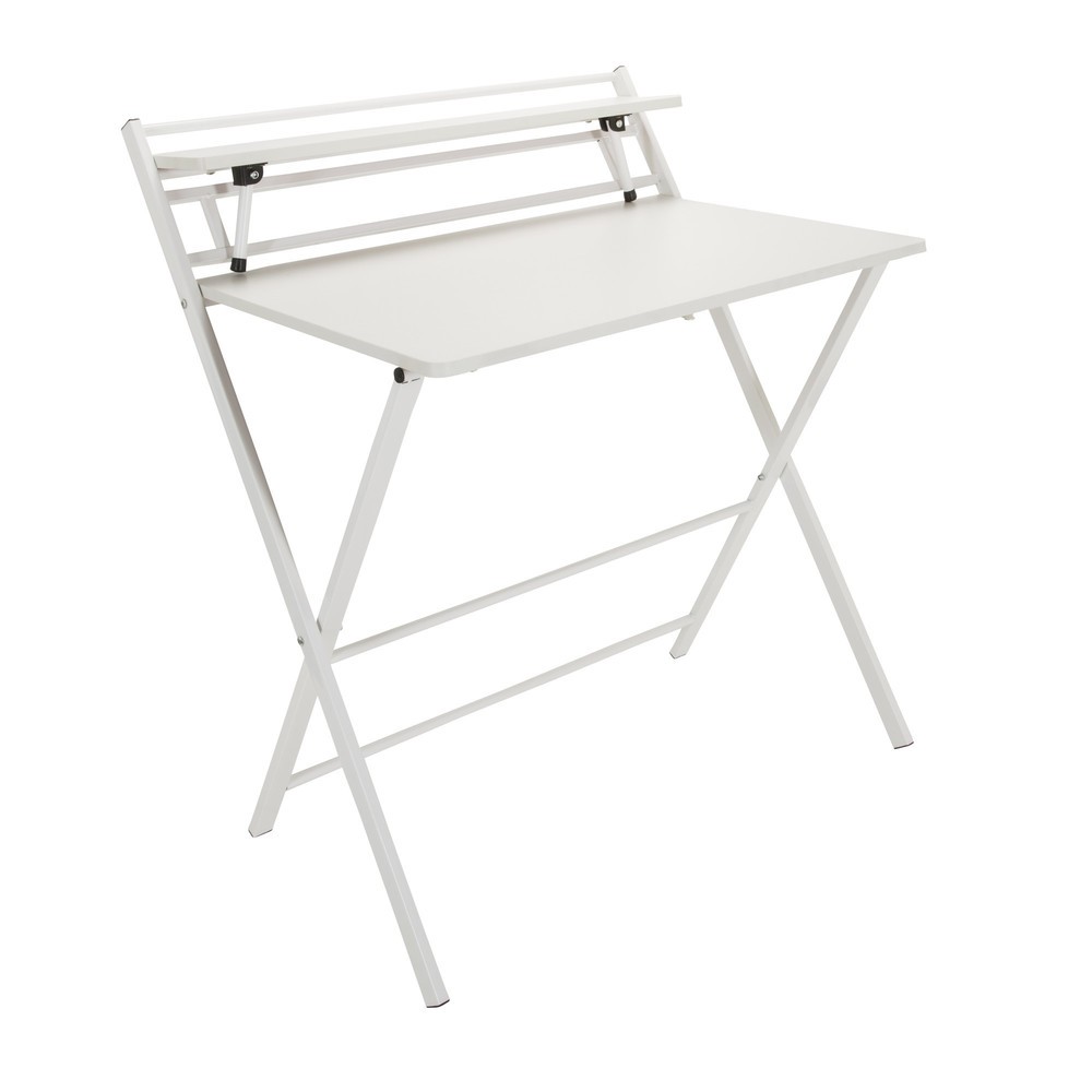 Produktabbildung Nr. 7: hjh OFFICE Schreibtisch / Arbeitstisch EASY CLAP 92 x 84, weiß / weiß