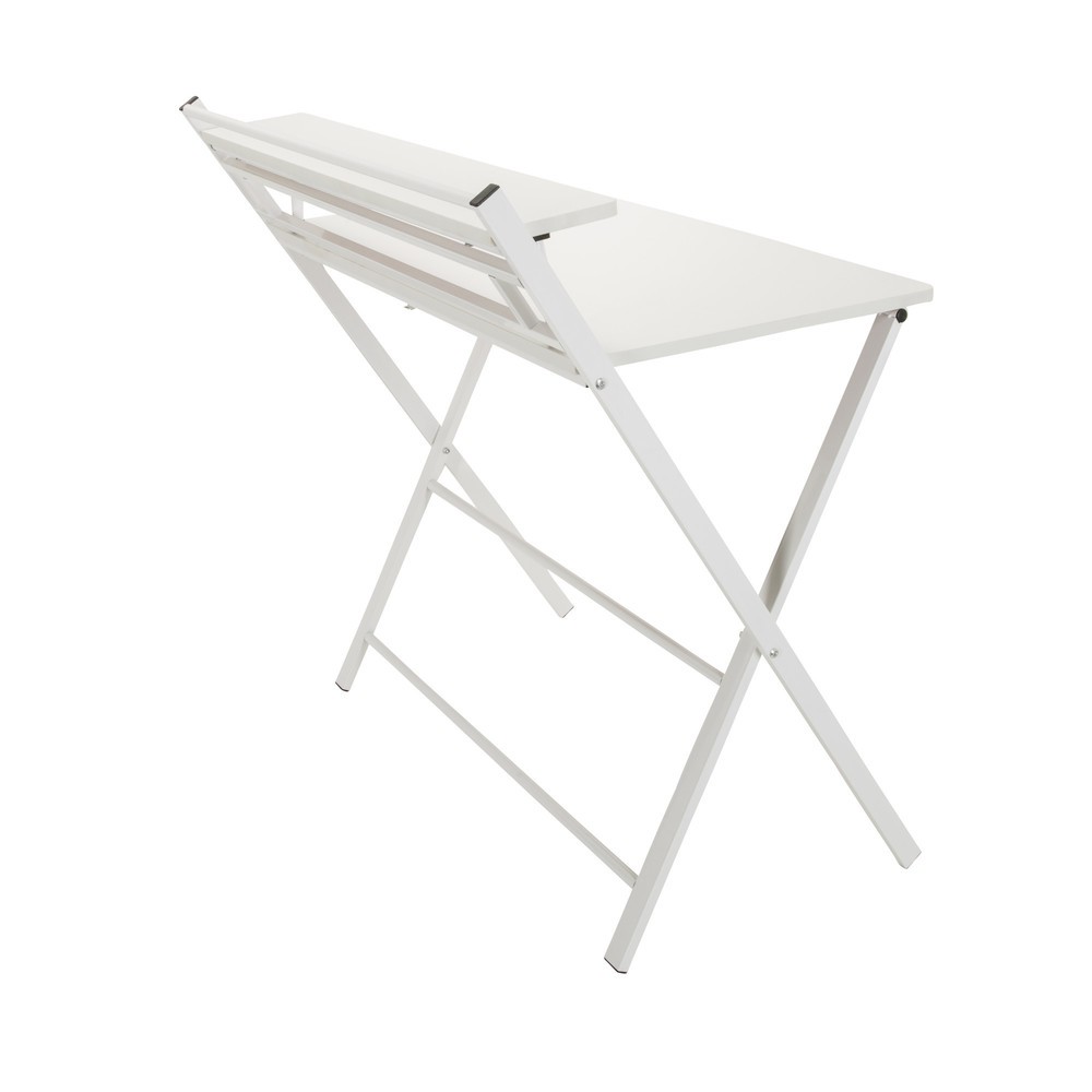 Produktabbildung Nr. 9: hjh OFFICE Schreibtisch / Arbeitstisch EASY CLAP 92 x 84, weiß / weiß