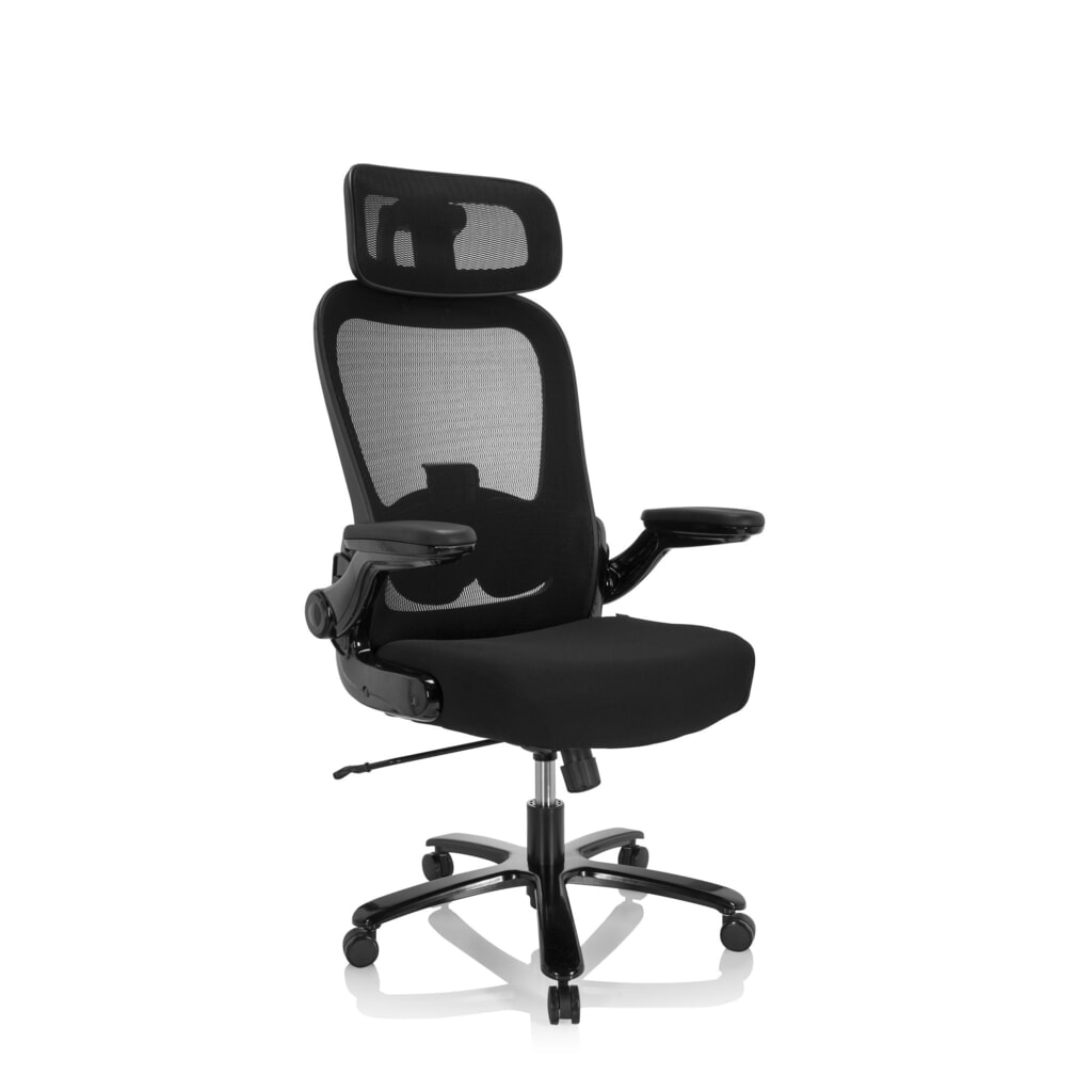 Produktabbildung Nr. 3: hjh OFFICE Schwerlaststuhl / Büro INSTRUCTOR XXL SW I PRO Stoff/Netzstoff, schwarz