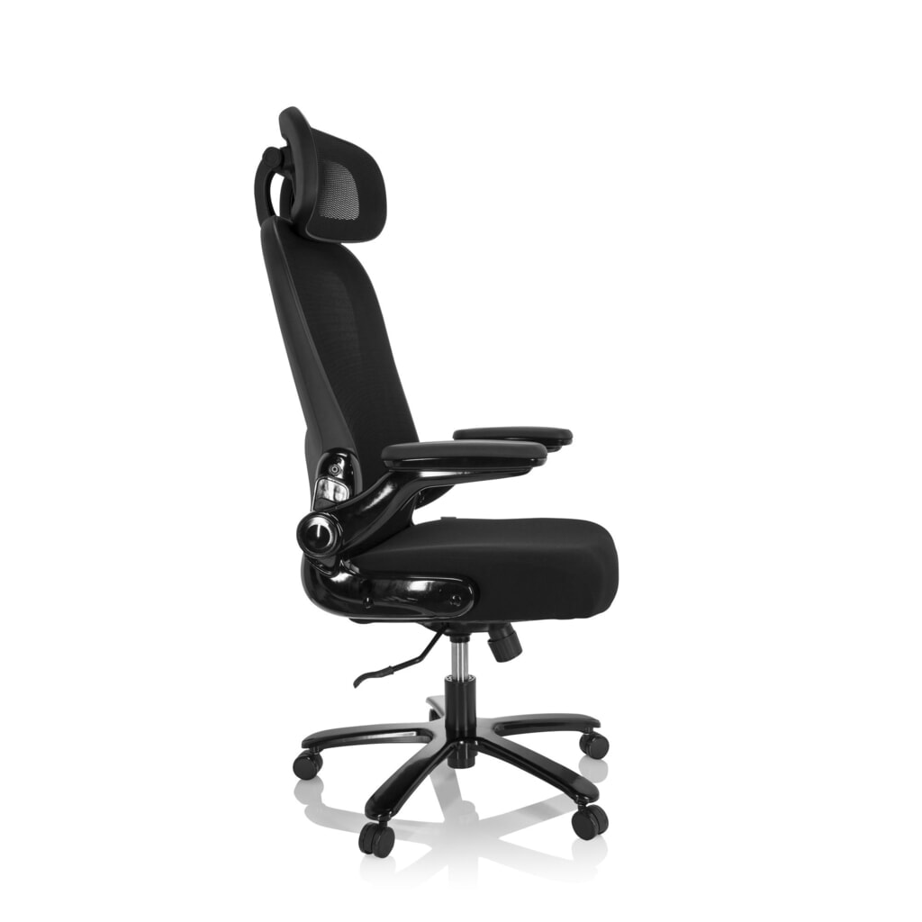 Produktabbildung Nr. 4: hjh OFFICE Schwerlaststuhl / Büro INSTRUCTOR XXL SW I PRO Stoff/Netzstoff, schwarz