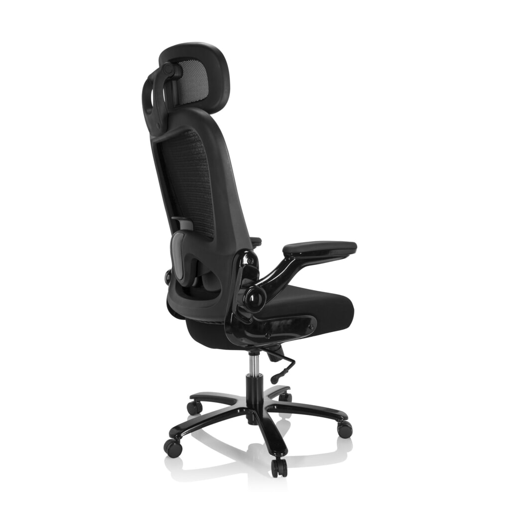 hjh OFFICE Schwerlaststuhl / Büro INSTRUCTOR XXL SW I PRO Stoff/Netzstoff, schwarz Produktabbildung Nr. 5: hjh OFFICE Schwerlaststuhl / Büro INSTRUCTOR XXL SW I PRO Stoff/Netzstoff, schwarz