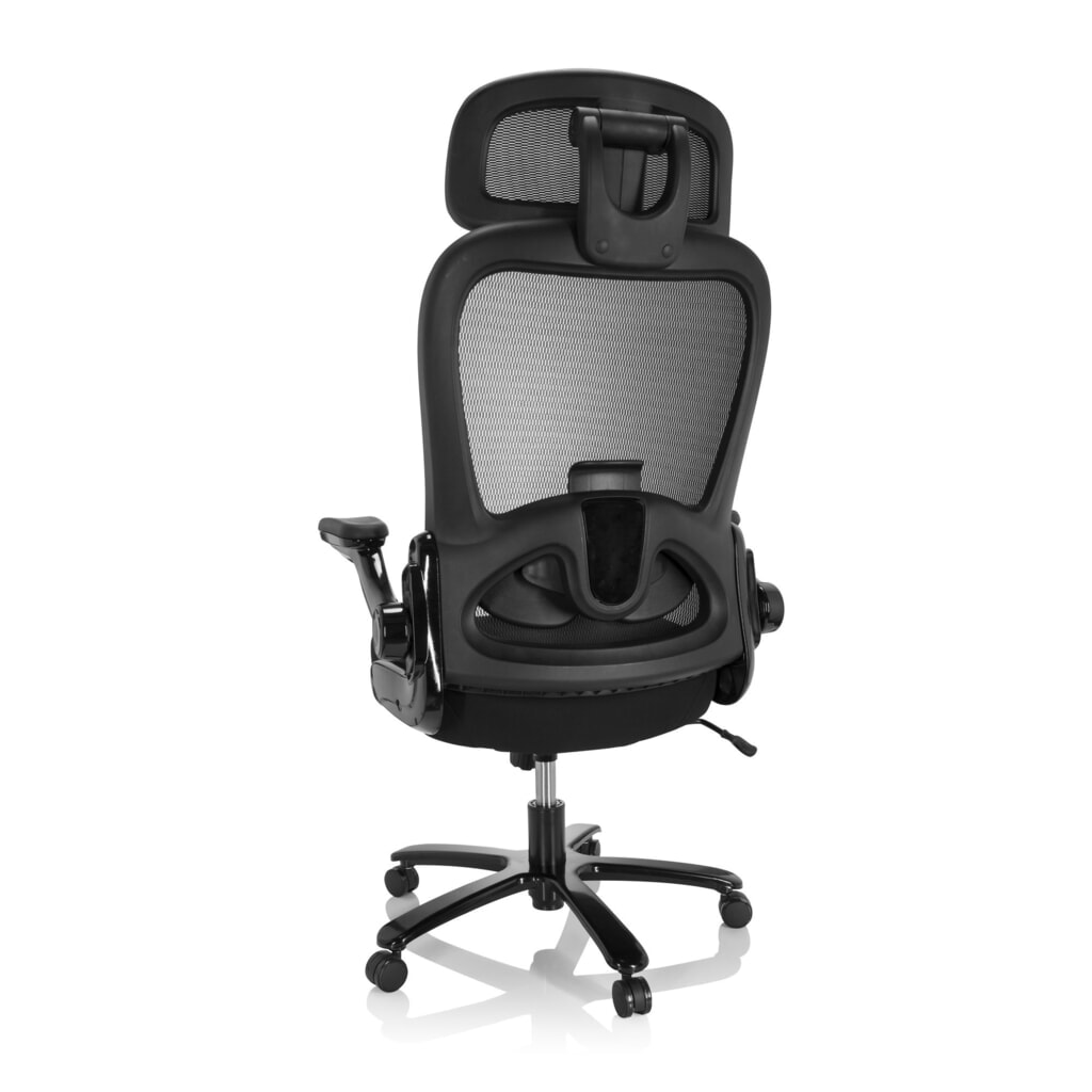 hjh OFFICE Schwerlaststuhl / Büro INSTRUCTOR XXL SW I PRO Stoff/Netzstoff, schwarz Produktabbildung Nr. 7: hjh OFFICE Schwerlaststuhl / Büro INSTRUCTOR XXL SW I PRO Stoff/Netzstoff, schwarz