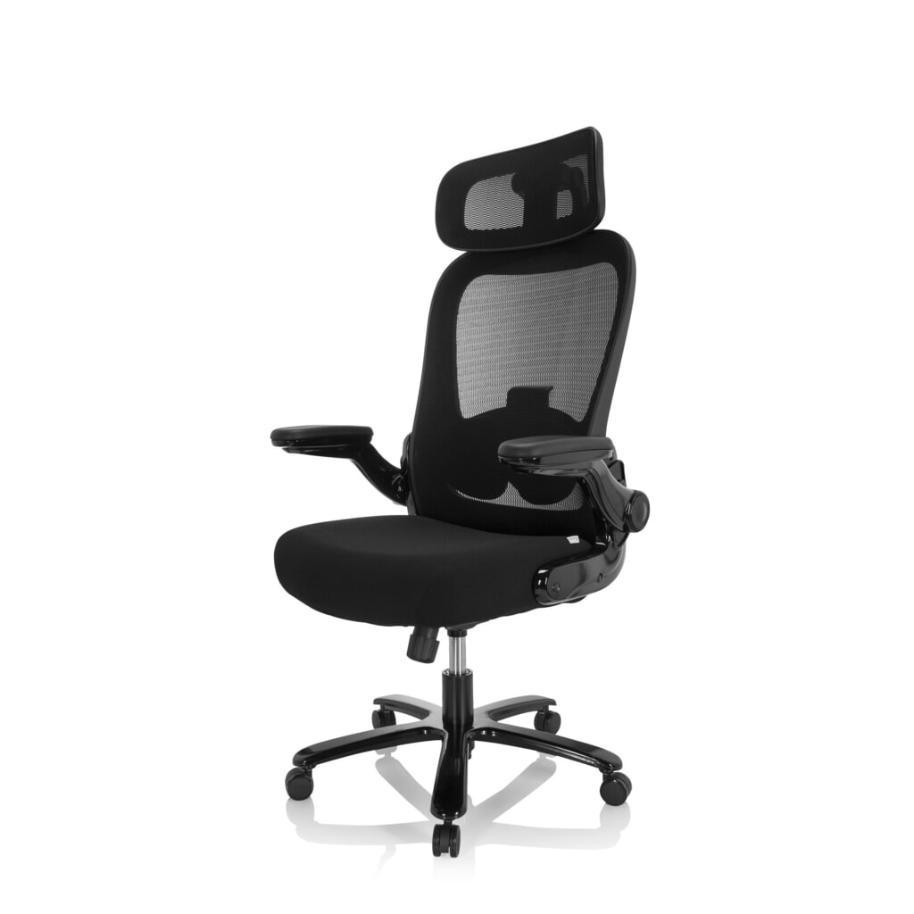 Produktabbildung Nr. 10: hjh OFFICE Schwerlaststuhl / Büro INSTRUCTOR XXL SW I PRO Stoff/Netzstoff, schwarz