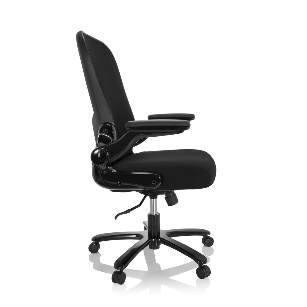 hjh OFFICE Schwerlaststuhl / Büro INSTRUCTOR XXL SW I Sto Stoff/Netzstoff, schwarz Produktabbildung Nr. 4: hjh OFFICE Schwerlaststuhl / Büro INSTRUCTOR XXL SW I Sto Stoff/Netzstoff, schwarz