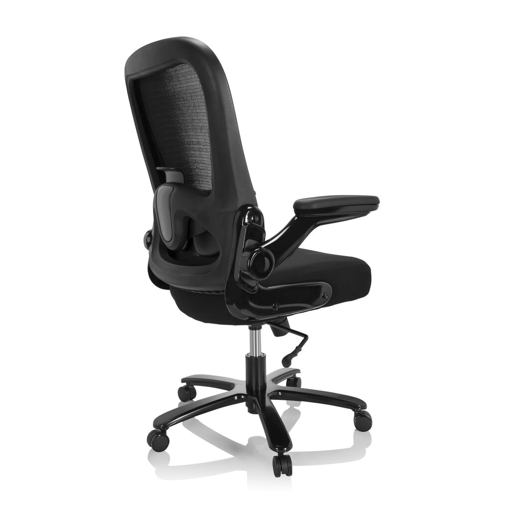 hjh OFFICE Schwerlaststuhl / Büro INSTRUCTOR XXL SW I Sto Stoff/Netzstoff, schwarz Produktabbildung Nr. 5: hjh OFFICE Schwerlaststuhl / Büro INSTRUCTOR XXL SW I Sto Stoff/Netzstoff, schwarz
