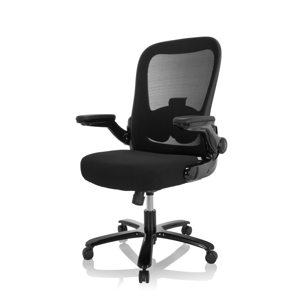 Produktabbildung Nr. 10: hjh OFFICE Schwerlaststuhl / Büro INSTRUCTOR XXL SW I Sto Stoff/Netzstoff, schwarz