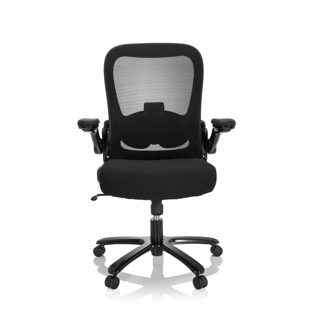 hjh OFFICE Schwerlaststuhl / Büro INSTRUCTOR XXL SW I Sto Stoff/Netzstoff, schwarz Produktabbildung: hjh OFFICE Schwerlaststuhl / Büro INSTRUCTOR XXL SW I Sto Stoff/Netzstoff, schwarz