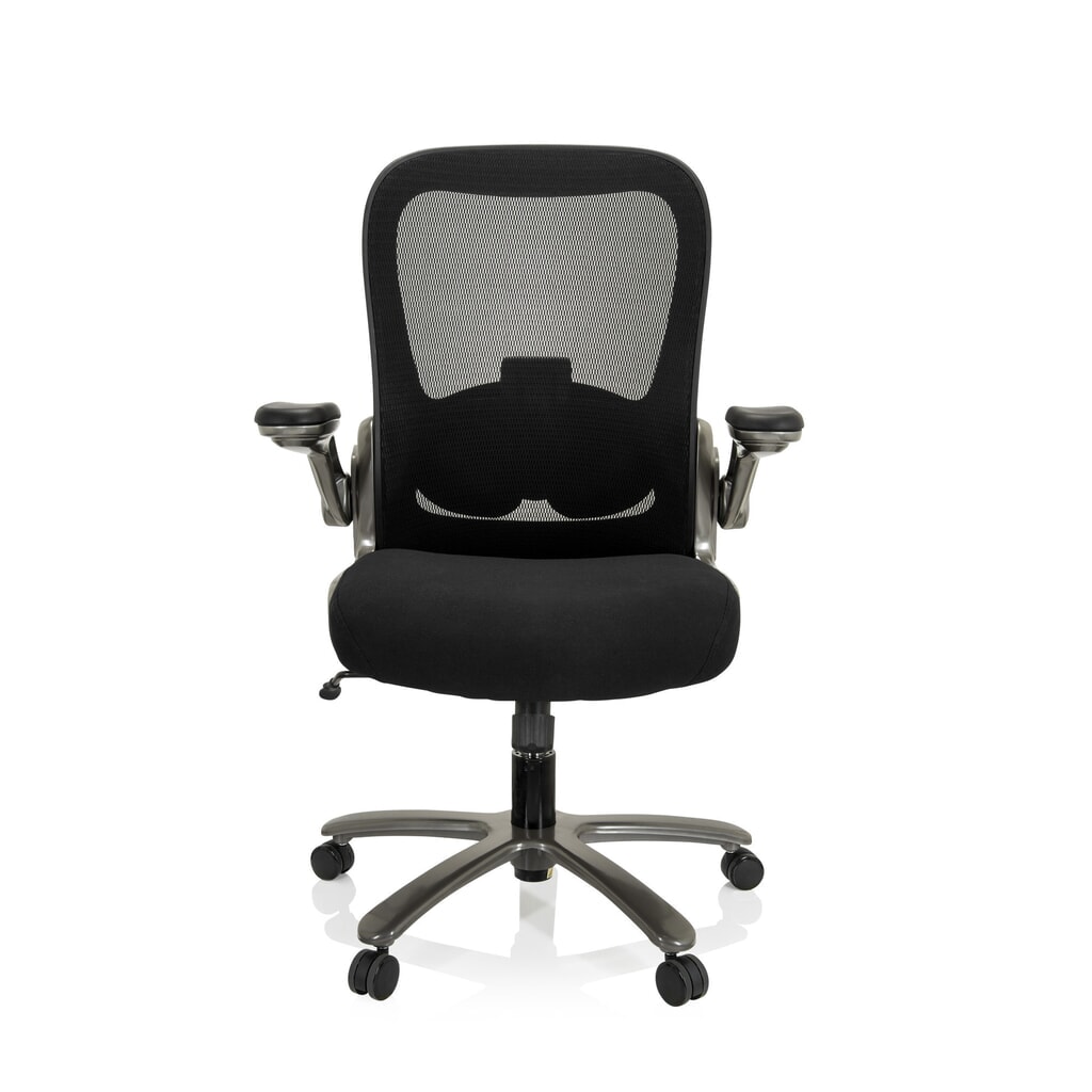 hjh OFFICE Schwerlaststuhl / Bürostuhl INSTRUCTOR T I Titan XXL Netzstoff / Stoff, schwarz Produktabbildung: hjh OFFICE Schwerlaststuhl / Bürostuhl INSTRUCTOR T I Titan XXL Netzstoff / Stoff, schwarz