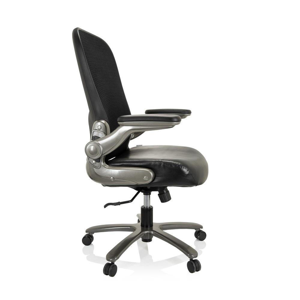 Produktabbildung Nr. 7: hjh OFFICE Schwerlaststuhl / Bürostuhl INSTRUCTOR T I Titan XXL Netzstoff / Kunstleder, schwarz