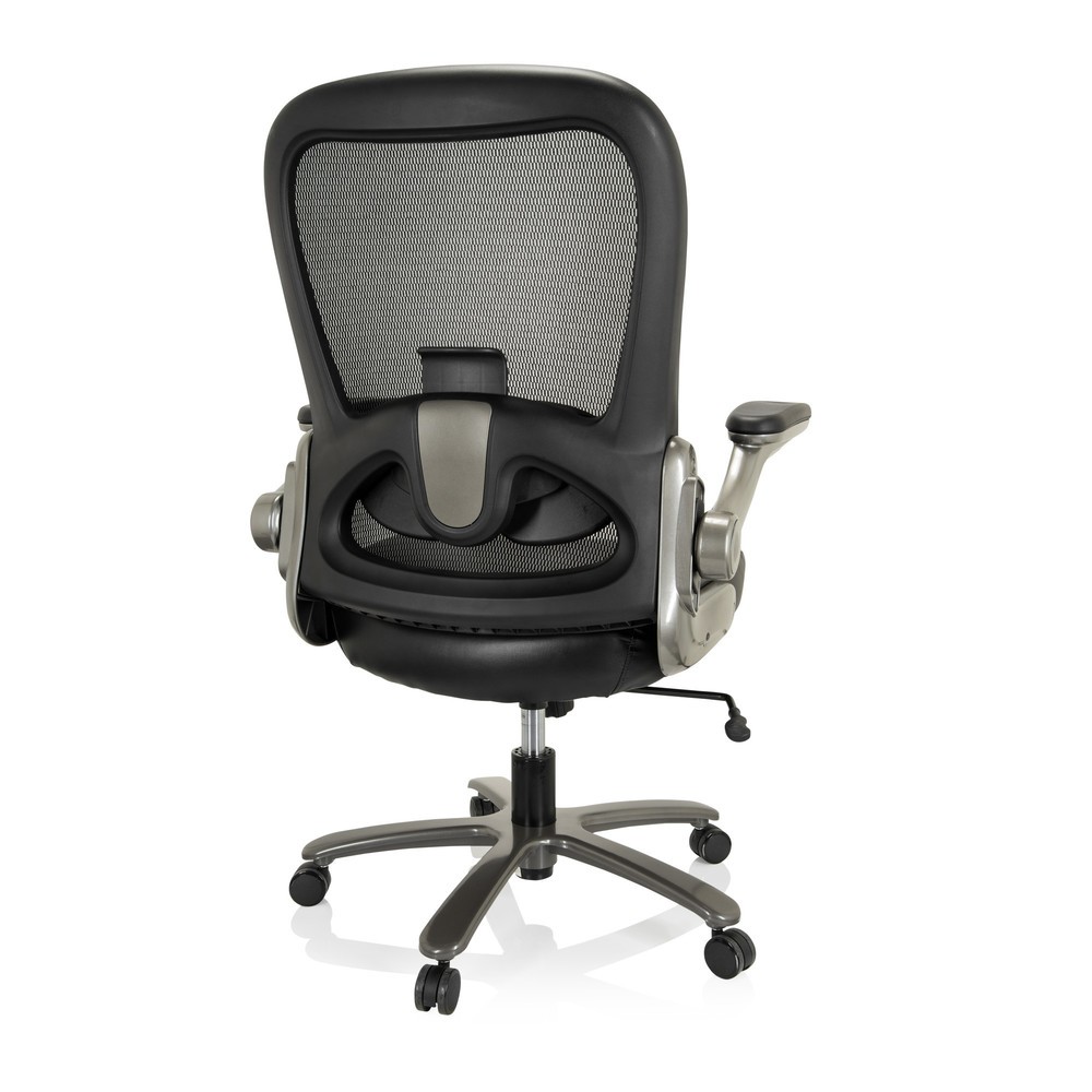 Produktabbildung Nr. 9: hjh OFFICE Schwerlaststuhl / Bürostuhl INSTRUCTOR T I Titan XXL Netzstoff / Kunstleder, schwarz