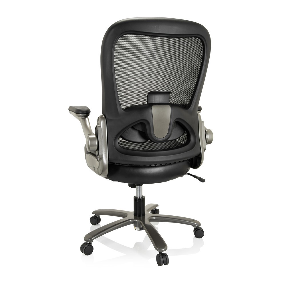 Produktabbildung Nr. 10: hjh OFFICE Schwerlaststuhl / Bürostuhl INSTRUCTOR T I Titan XXL Netzstoff / Kunstleder, schwarz