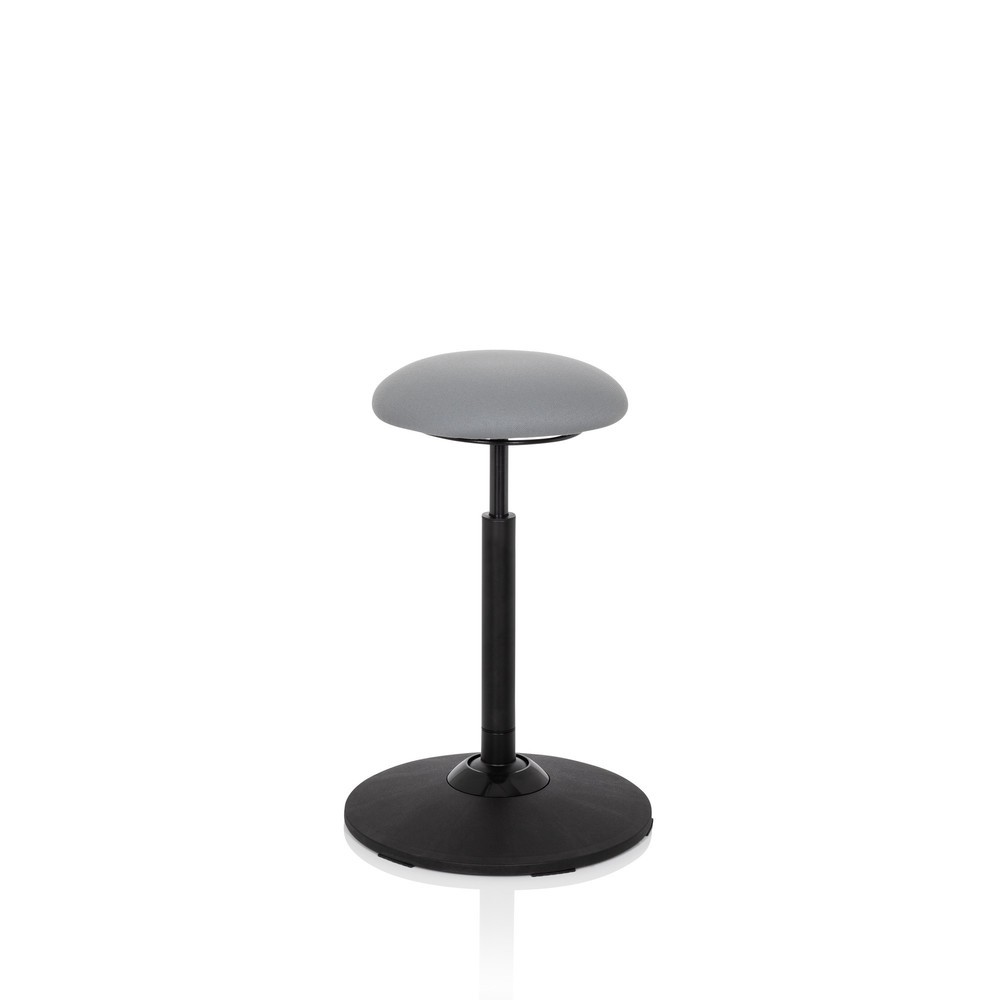 Produktabbildung Nr. 3: hjh OFFICE Stehhocker / Stehhilfe BALANCE SIT Stoff, grau