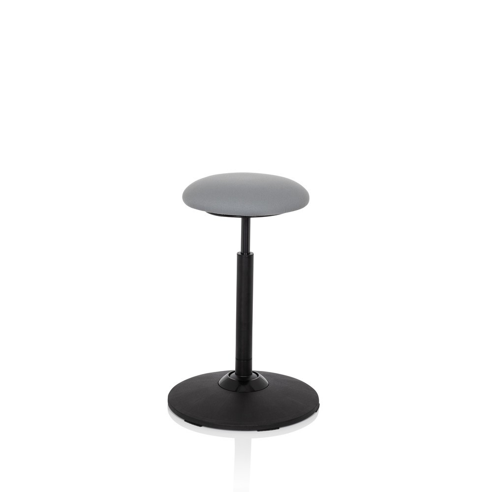 Produktabbildung Nr. 6: hjh OFFICE Stehhocker / Stehhilfe BALANCE SIT Stoff, grau