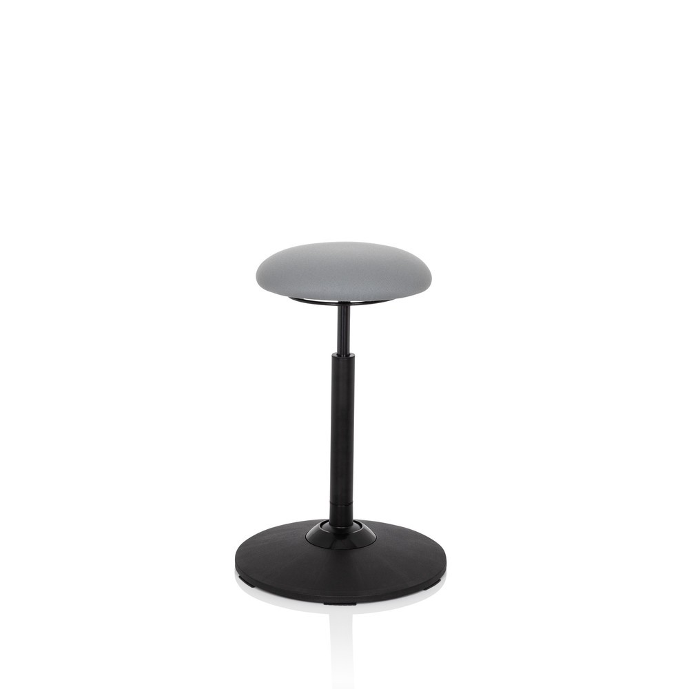 Produktabbildung Nr. 7: hjh OFFICE Stehhocker / Stehhilfe BALANCE SIT Stoff, grau