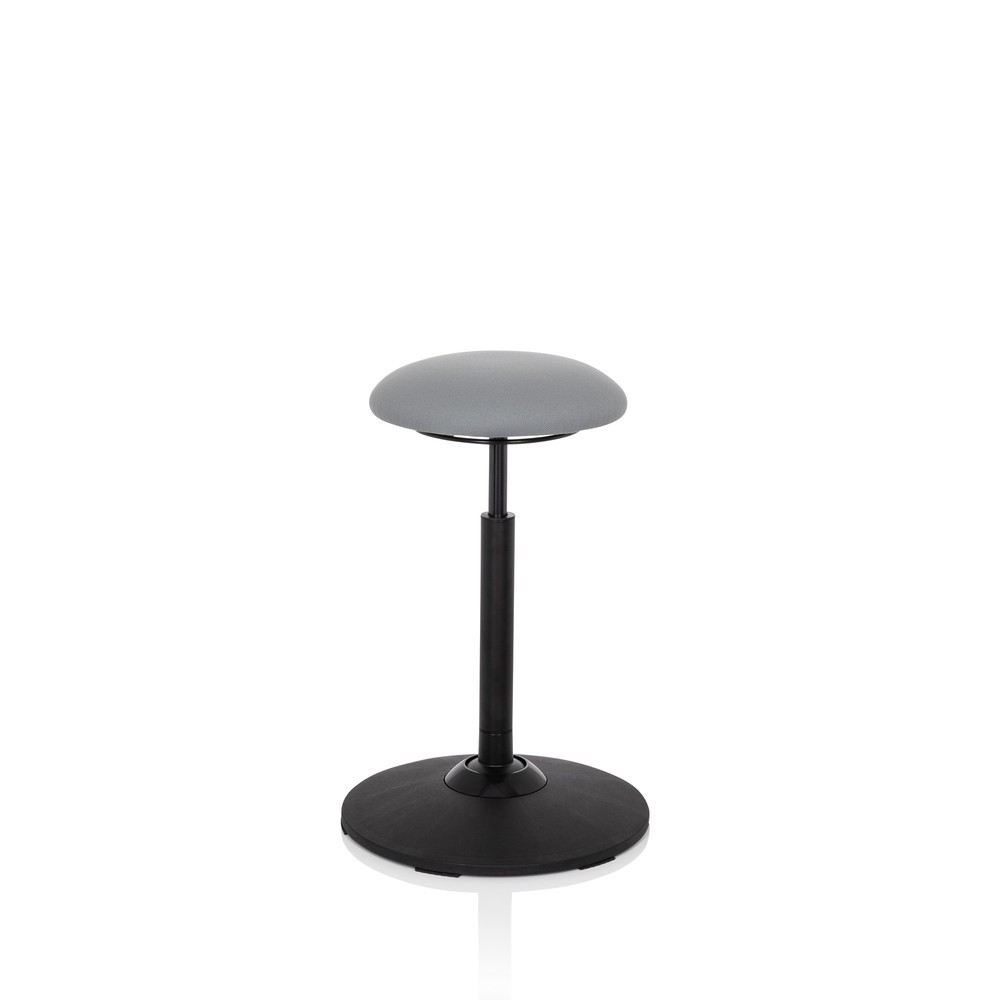 Produktabbildung Nr. 8: hjh OFFICE Stehhocker / Stehhilfe BALANCE SIT Stoff, grau