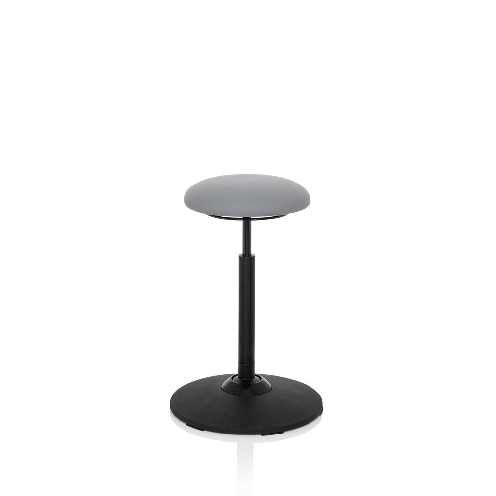 Produktabbildung Nr. 9: hjh OFFICE Stehhocker / Stehhilfe BALANCE SIT Stoff, grau