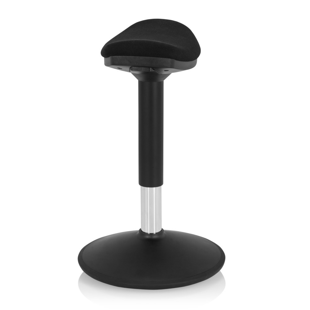 Produktabbildung Nr. 3: hjh OFFICE Stehhocker / Stehhilfe BALANCE SIT I B Stoff, schwarz