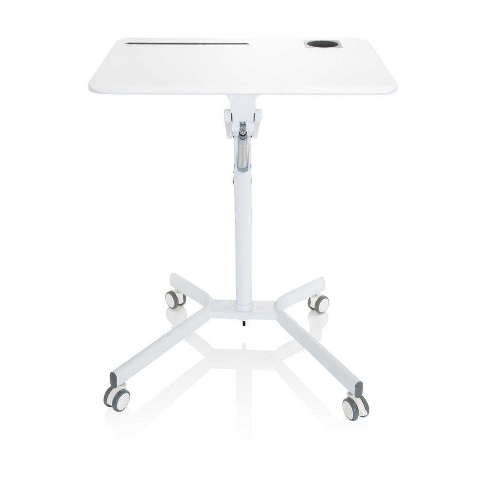 Produktabbildung: hjh OFFICE Sitz-/Stehtisch STAND VM-SU I, weiß