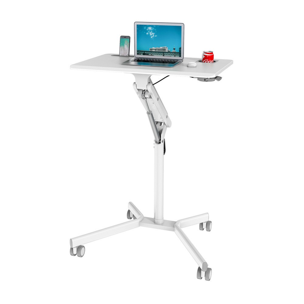 Produktabbildung Nr. 2: hjh OFFICE Sitz-/Stehtisch STAND VM-SU I, weiß
