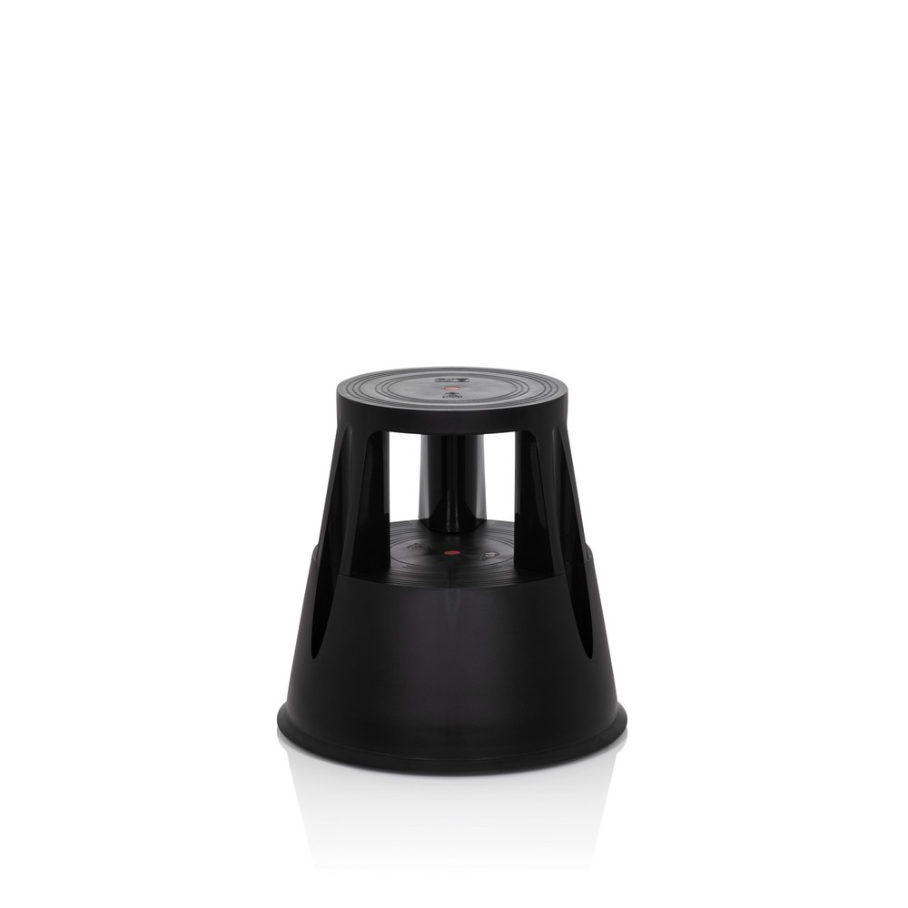 Produktabbildung Nr. 1: hjh OFFICE Tritthocker / Rollhocker TIO-M I Kunststoff, schwarz