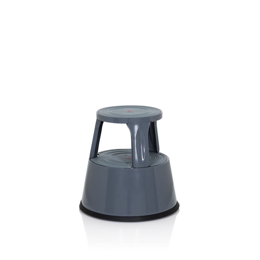 Produktabbildung Nr. 9: hjh OFFICE Tritthocker / Rollhocker TIO-M II Metall, Kunststoff, dunkelgrau