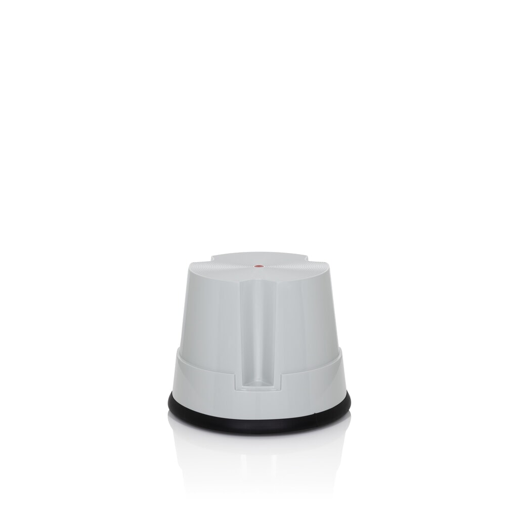 Produktabbildung Nr. 1: hjh OFFICE Tritthocker / Rollhocker TIO-S Kunststoff, grau
