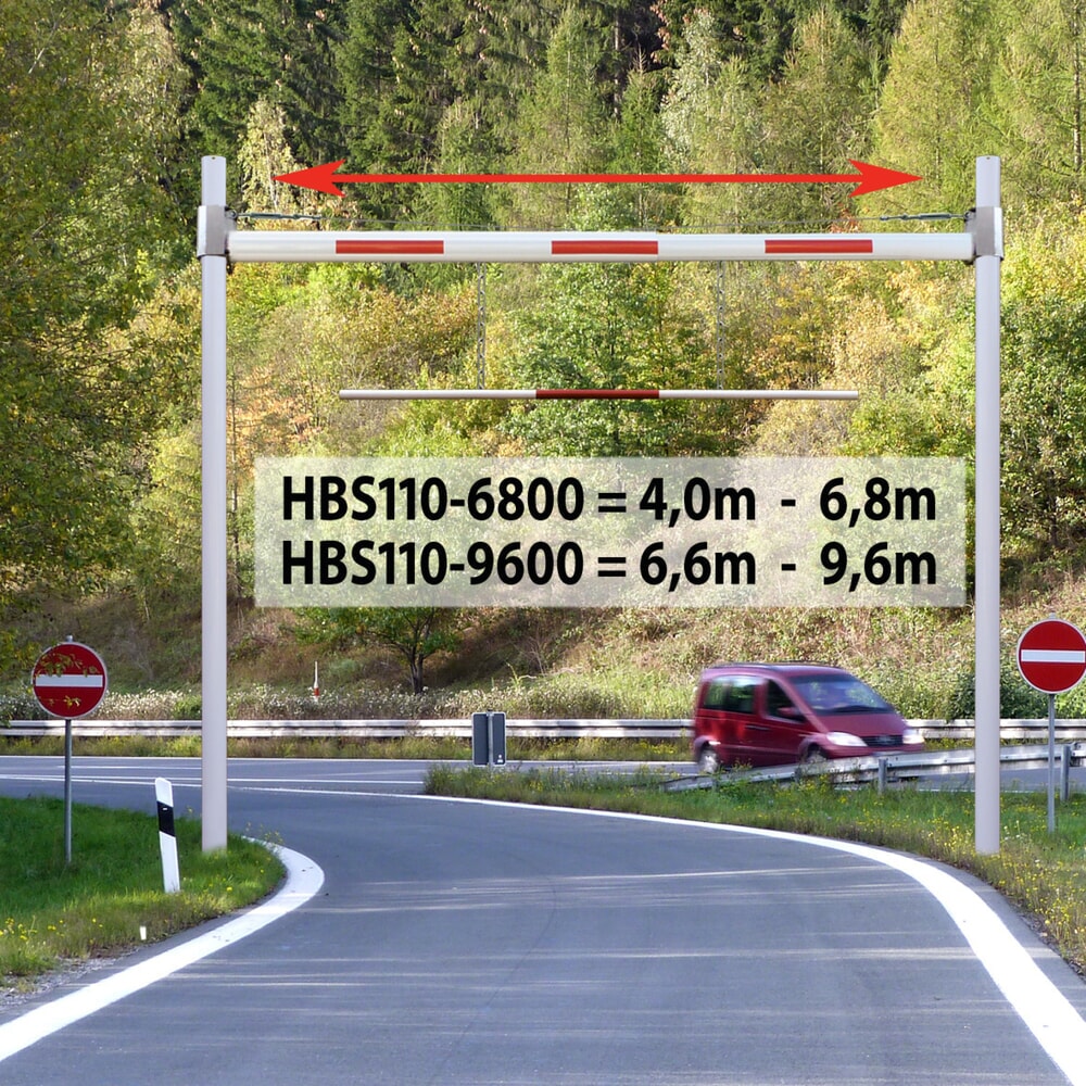 Produktabbildung Nr. 3: Mannus Höhenbegrenzung HBS 110 PV 4,0-6,8 oAS weiß (9010) T3