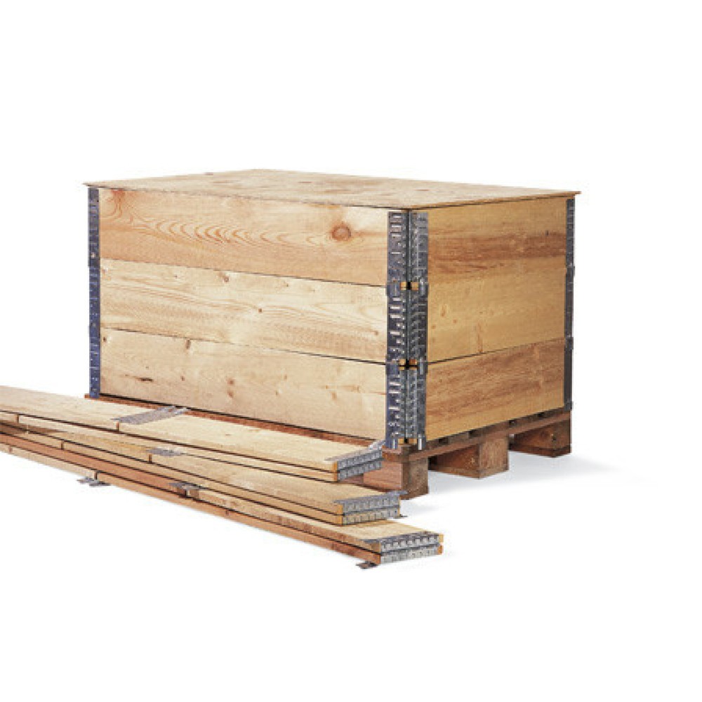 Produktabbildung Nr. 1: Holzaufsatzrahmen für Europaletten, LxBxH 1.200 x 800 x 200 mm