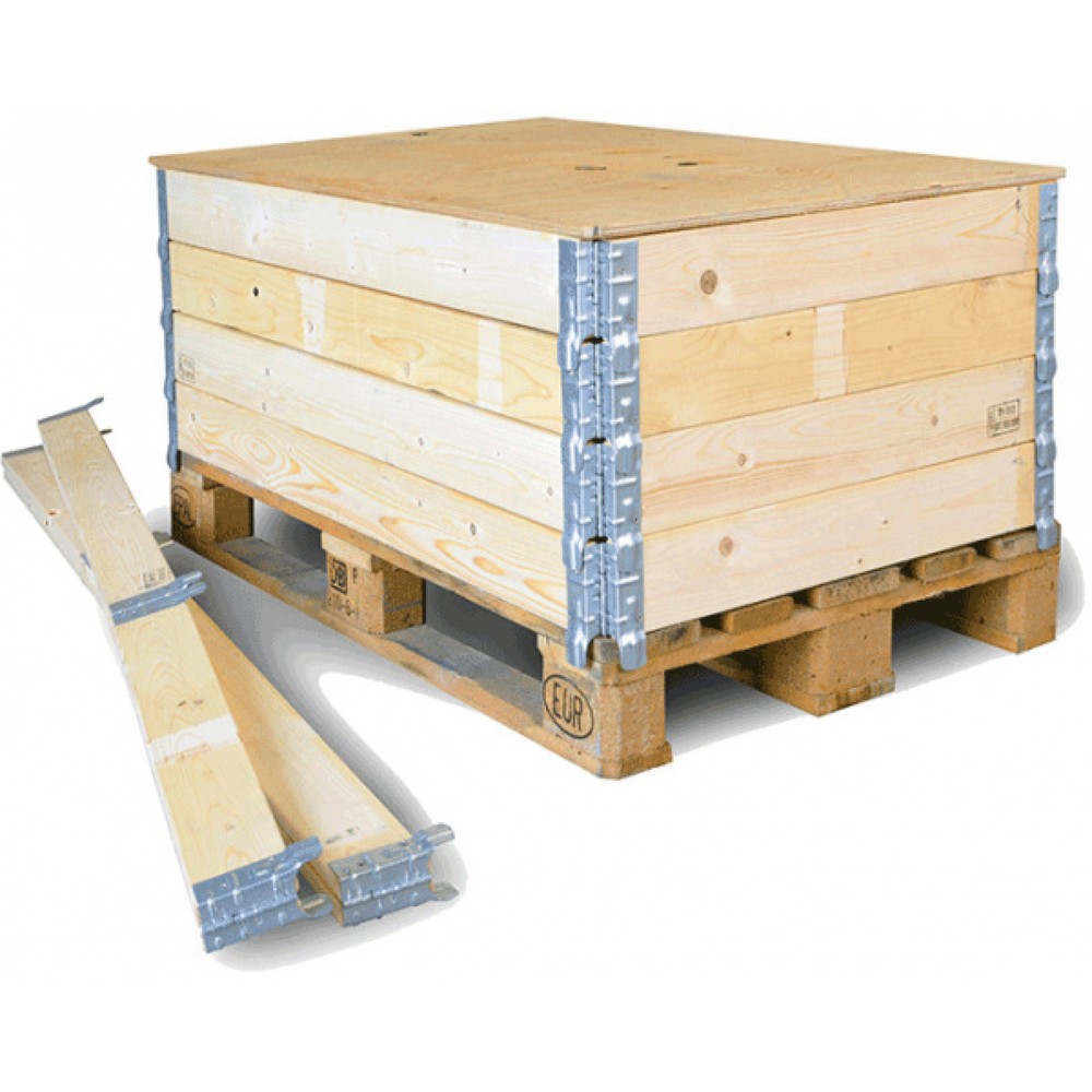 Produktabbildung Nr. 2: Holzaufsatzrahmen für Europaletten, LxBxH 1.200 x 800 x 200 mm