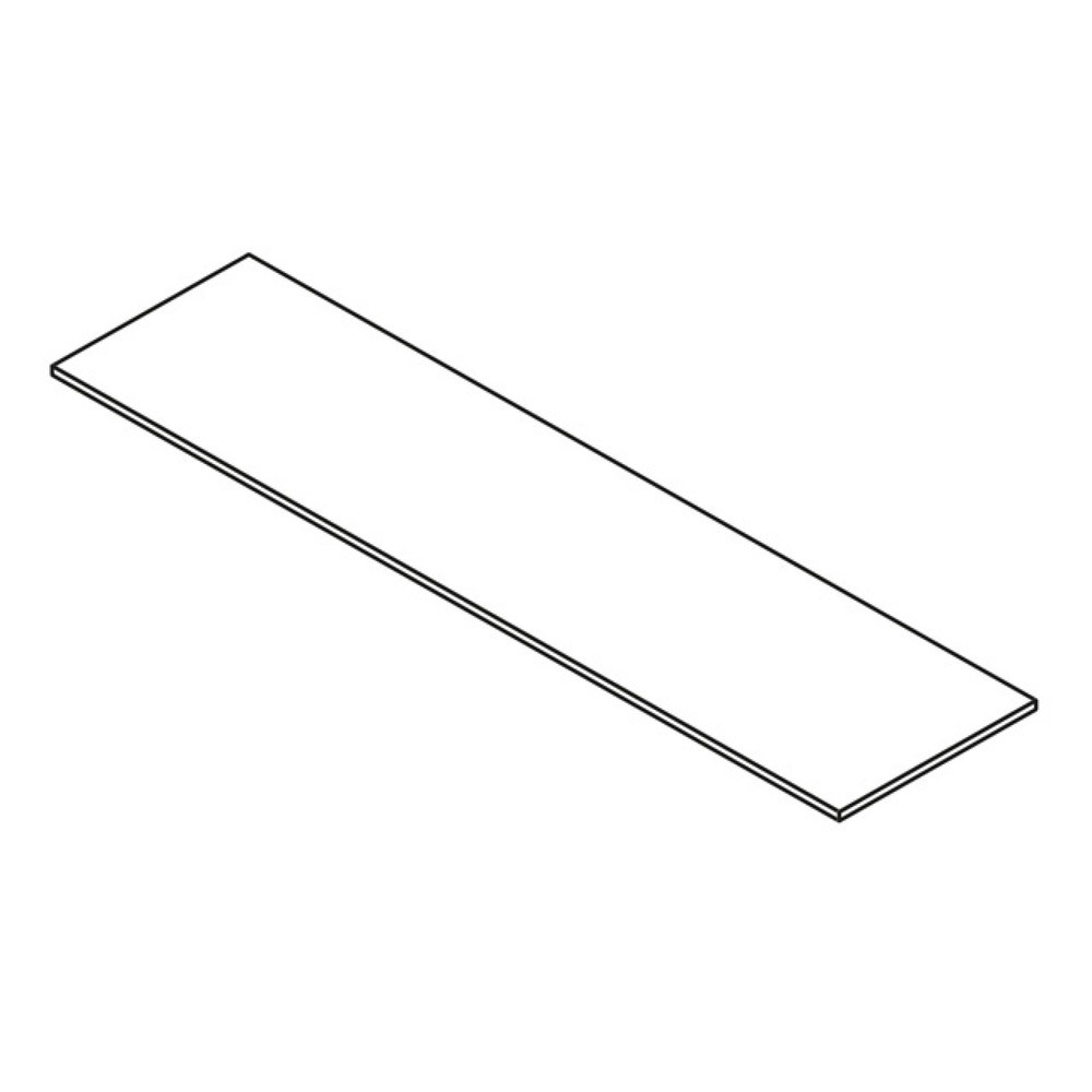 Produktabbildung: Holzregalboden, BxT 2.000 x 500 mm für FLADAFI® Materialcontainer
